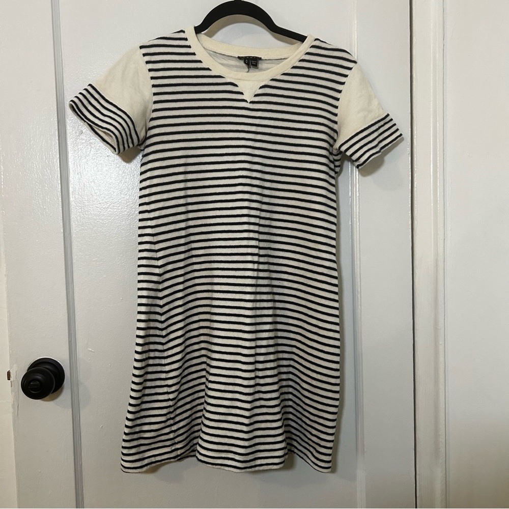 Theory Teju B Striped Shift Dress
